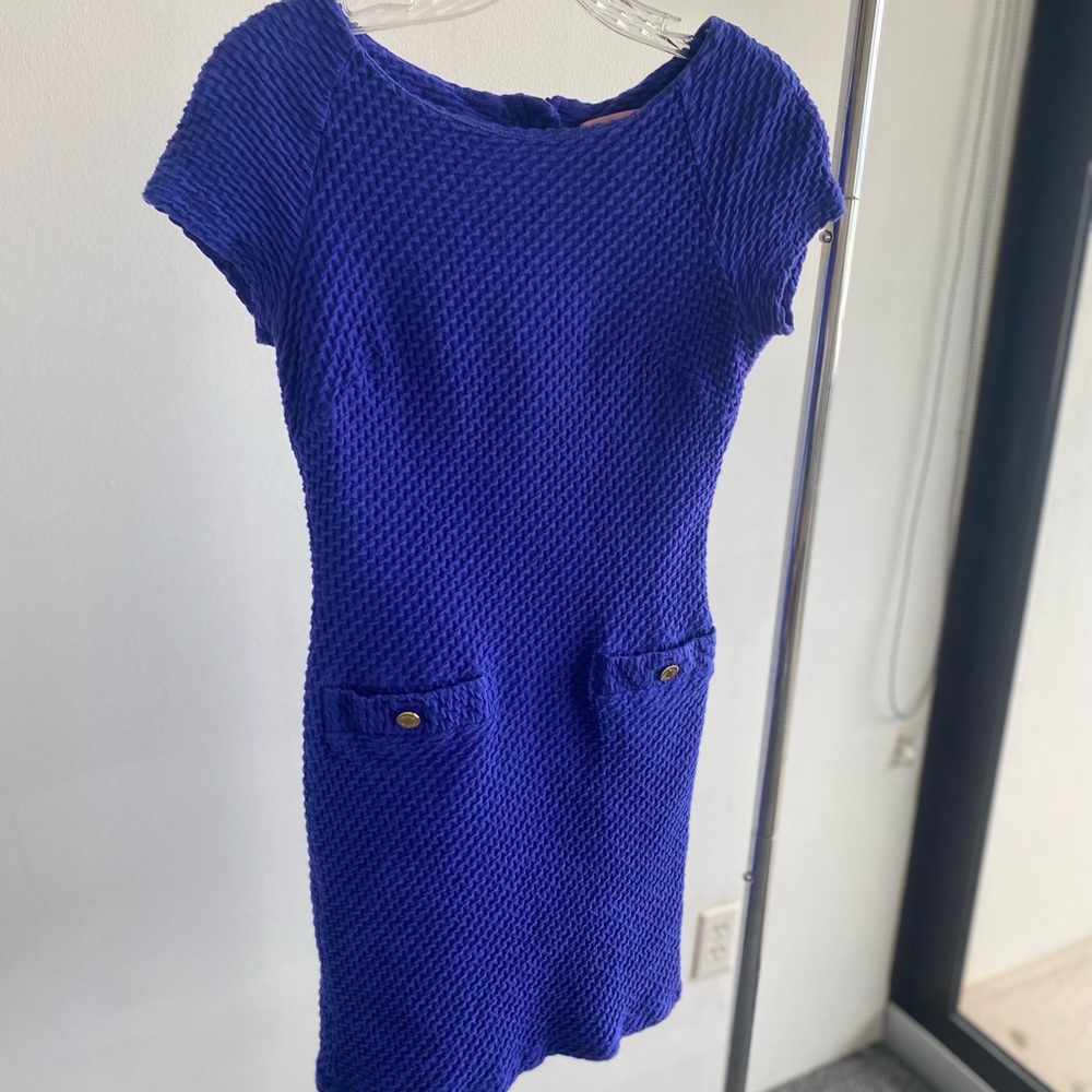 Lilly Pulitzer indigo blue/purple dress, Small